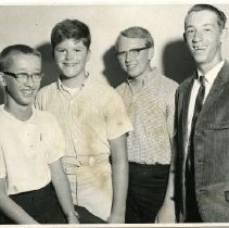 David Eagles and Three Unidentified Boys